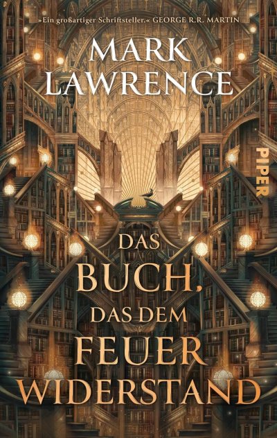 Cover Das Buch, das dem Feuer widerstand (Die Bibliothek der Ewigkeit 1)